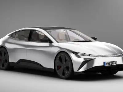 Generic Modern Sedan 3D model