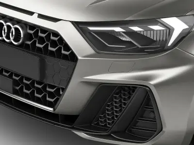 Audi A1 2019 3D model