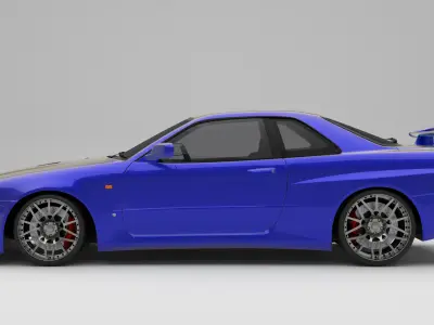 Nissan GTR R34 3D model