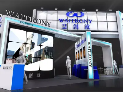 Booth - Area - 15X6-3DMAX2009-01 3D model