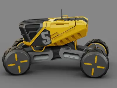 PLANET EXPLORER R20 RIGGED 3D model