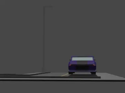 car sport car racing obj  3D model