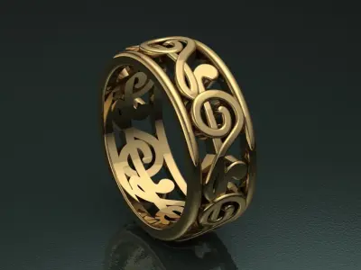Ring Music 3D print model