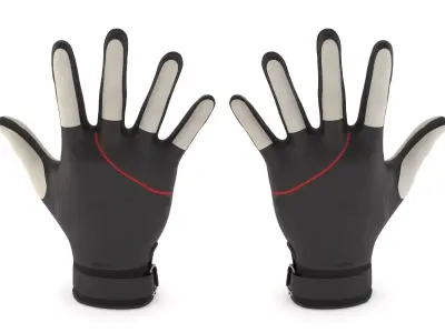 Handball Gloves 3D model