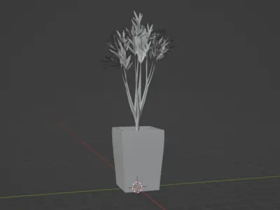 Potted Plant 1 Free 3D model