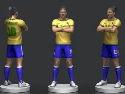  Ronaldinho Gaucho 3D Printable 3D print model