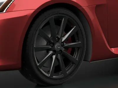 Lexus IS-F 2009 3D model