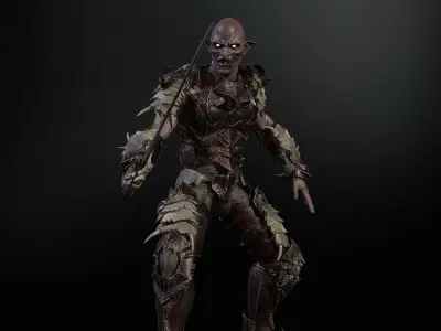 Vampire Knight Low-poly 3D model