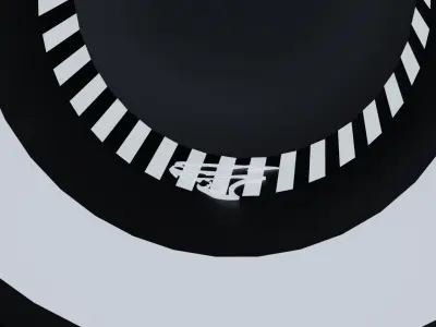 Dodge Challenger SRT Hellcat 2018 Low-poly 3D model