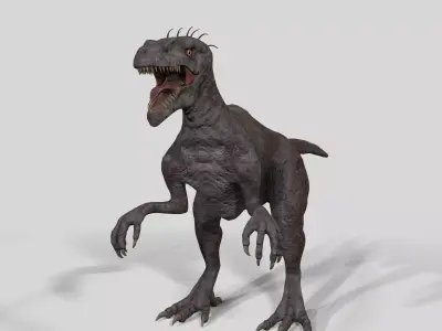 Dinosaurs Velociraptor Hybrid 3D model 3D model