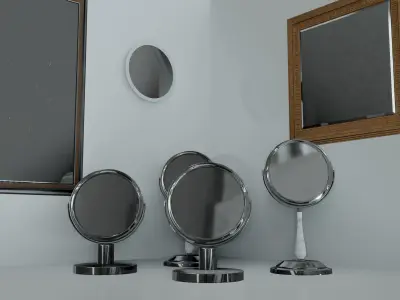 Mirror Pack Low-poly 3D model