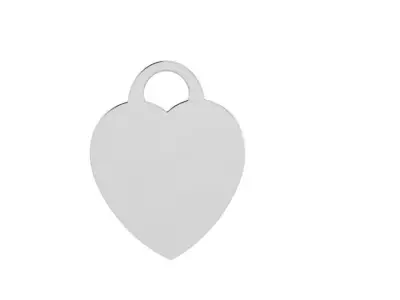 Heart Pendant 4218 3D print model