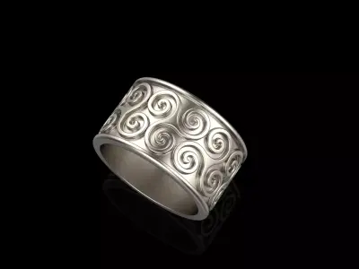 celtic knot ring 3D print model