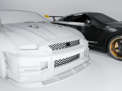 SPORTS CAR 3D model by CharlotteUA