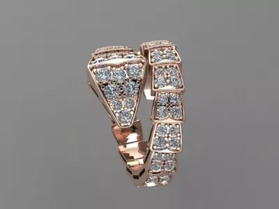 Ring Bvlgari  3D print model