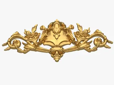 Classic decor ornament 220 3D model