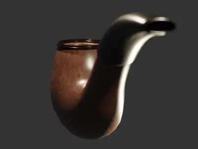 Tobacco Pipe Free 3D model