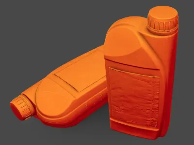 Motor Oil Bottle 3D model get