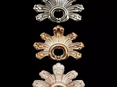 Classic carved 058 3D model