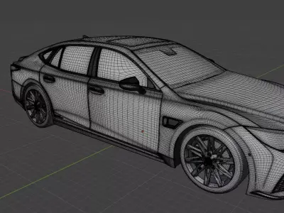 Lexus LX 550h 3D model