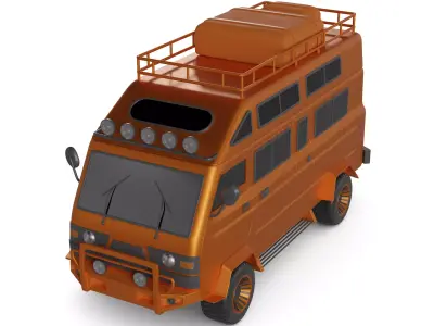 Off road Camper Van 3D model