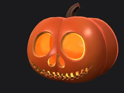 Halloween Pumpkin 5 3D model