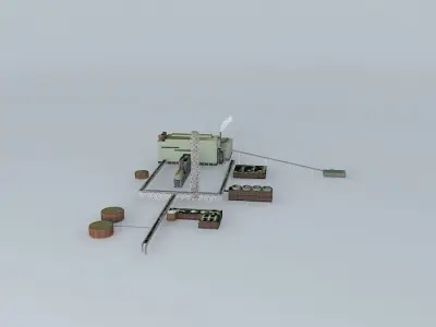 Olympic Dam Mine Extraction Plant Free 3D model