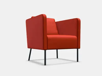 EKERO Armchair 3 Low-poly 3D model