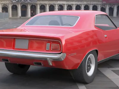 Generic old car 01 3D model