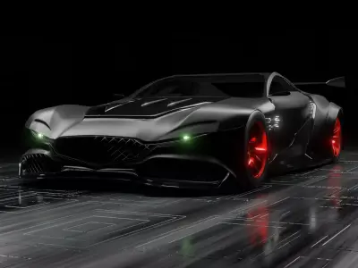 RX vision black edition 3D model
