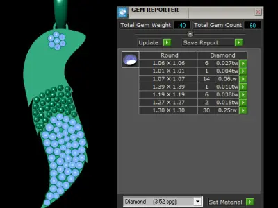 flame shape pendant 3D printable model  3D print model