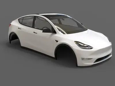  Tesla model y Rc body shell 3D print model