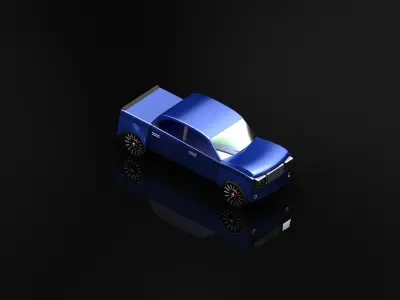 Car pickup truck Free 3D model