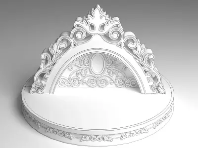 Wedding Stage 3D model get
