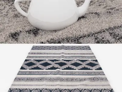 Rugs No 247 Low-poly 3D model