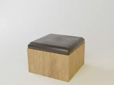 Simple Chair - 15 3D model