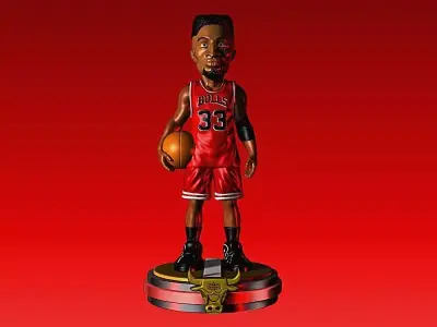 SCOTTIE PIPPEN CHICAGO BULLS BASKETBALL FIGURE NBA 3D print model