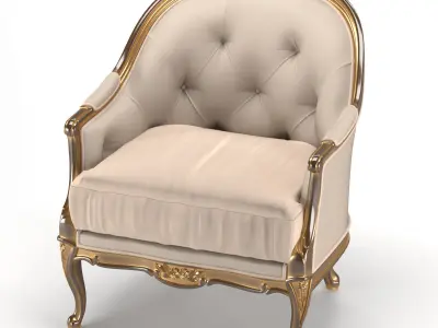 Claude armchair Mantellassi 3D model