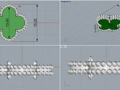 Pendant model 575 3D print model