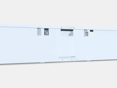 BESTA TV bench 62 Low-poly 3D model