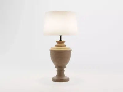 Wooden Lampshade 3D model