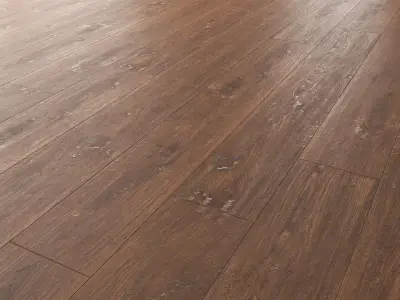  Wood floor Oak XVII century Vintage 3D model