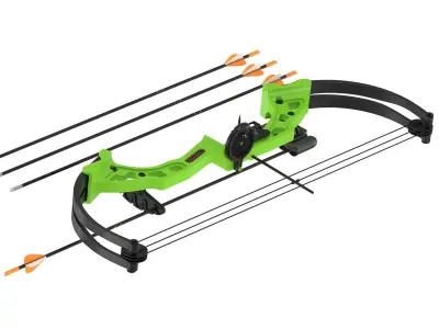 Generic Bow and Arrow 3D model