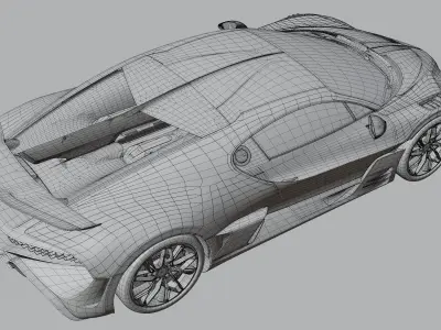 Bugatti Divo 3D model