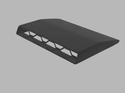 Highly Detailed 3D Air Intake for Automotive Design 3D print model