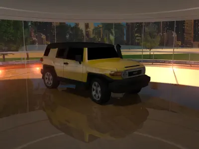 SUV Cars Pack Collection - Low Poly Low-poly 3D model