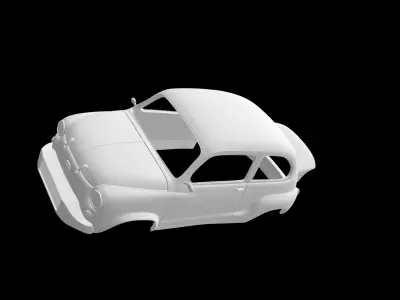 Abarth 1000TC 3D print model