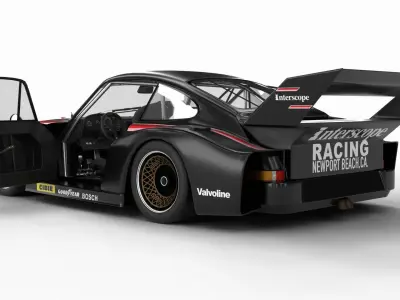 Porsche 935 77 1977 Daytona Racing 3d model HQ 3D model