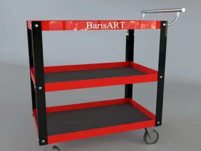 Service Cart 3D model