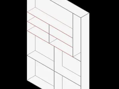 wardrobe cupboard storage  3D print model